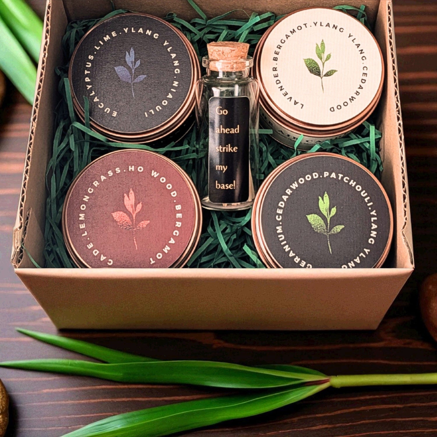 The Ethical Leaf Experience the perfect home fragrance with our Wax Melt Gift Kit Box - Small. Ideal for gifting or personal use. Shop now for a delightful sensory experience! Candle Tin Gift Box