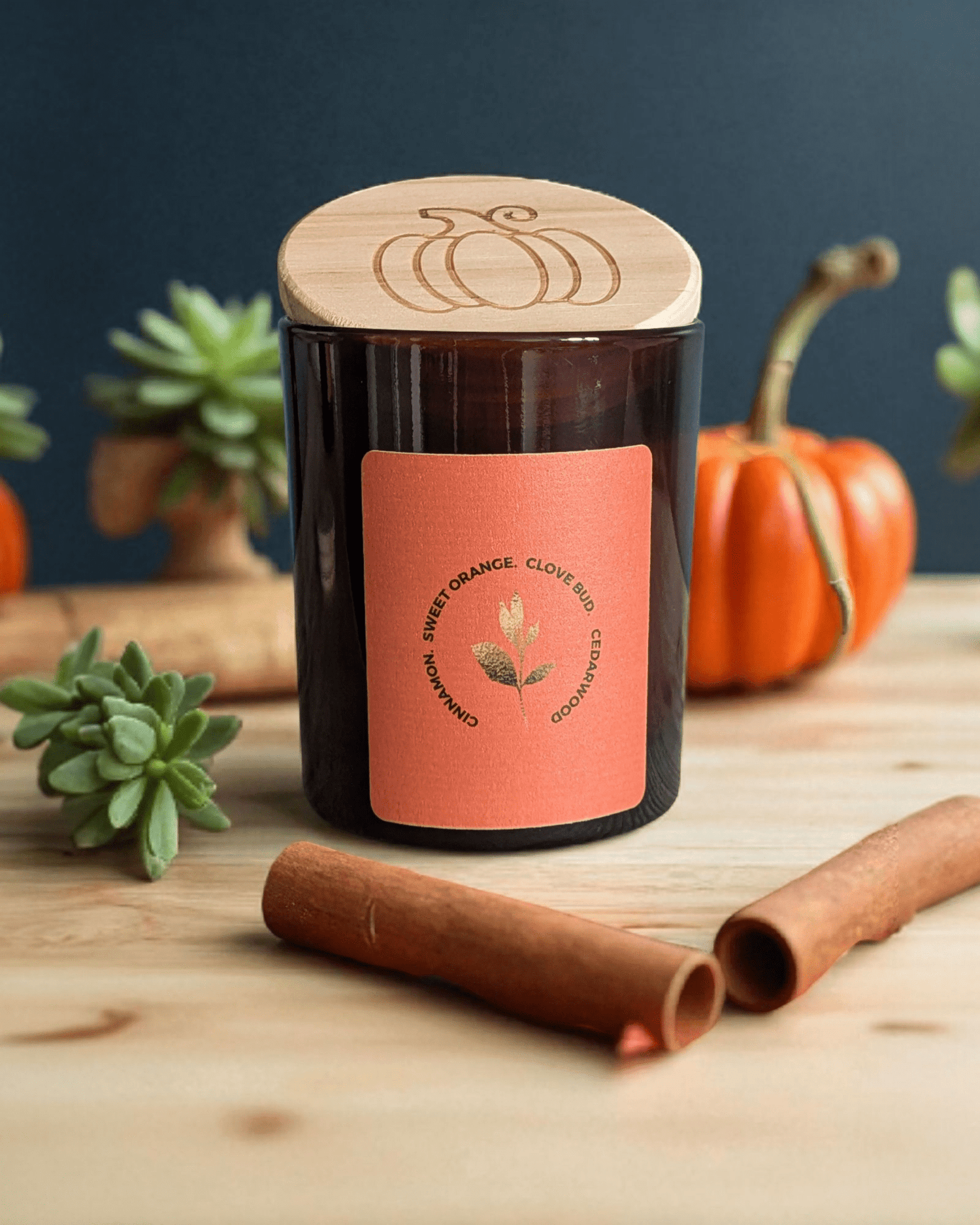 The Ethical Leaf Experience the soothing ambience of our Essential Oil infused Air Candle. Naturally Scented with Lavender, Cedarwood, Ylang Ylang and Bergamot. Create the prefect setting for entertaining your guests this summer. Medium 30 - 35hrs burn Premium Aromatherapy Autumn Spice Scented Candle - Autumn in a candle.