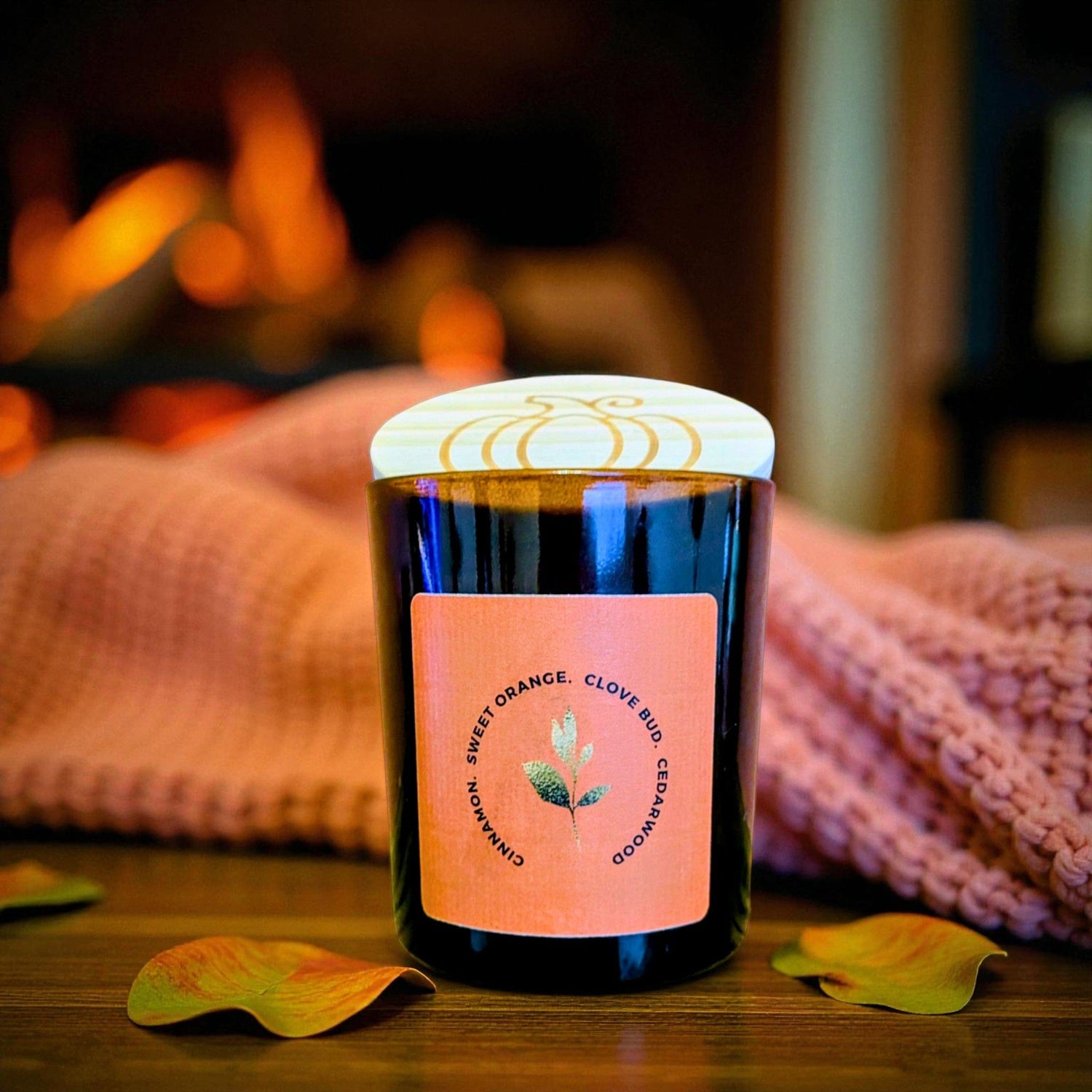 The Ethical Leaf Experience the soothing ambience of our Essential Oil infused Air Candle. Naturally Scented with Lavender, Cedarwood, Ylang Ylang and Bergamot. Create the prefect setting for entertaining your guests this summer. Medium 30 - 35hrs burn The Autumn Spice Candle