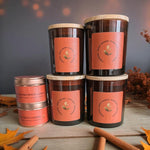 The Ethical Leaf Experience the soothing ambience of our Essential Oil infused Air Candle. Naturally Scented with Lavender, Cedarwood, Ylang Ylang and Bergamot. Create the prefect setting for entertaining your guests this summer. The Autumn Spice Candle Tin