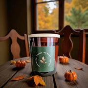 The Ethical Leaf Experience the soothing ambience of our Essential Oil infused Air Candle. Naturally Scented with Lavender, Cedarwood, Ylang Ylang and Bergamot. Create the prefect setting for entertaining your guests this summer. The Autumn Forest Candle