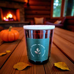 The Ethical Leaf Experience the soothing ambience of our Essential Oil infused Air Candle. Naturally Scented with Lavender, Cedarwood, Ylang Ylang and Bergamot. Create the prefect setting for entertaining your guests this summer. The Autumn Forest Candle