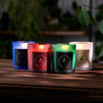 The Ethical Leaf Immerse yourself in the rich scent of the Earth Candle, expertly crafted with natural Patchouli, Cedarwood, Ylang Ylang, and Geranium. This exquisite blend offers a calming fragrance, reminiscent of tranquil autumn strolls through the woods. Premium Aromatherapy Earth Candle